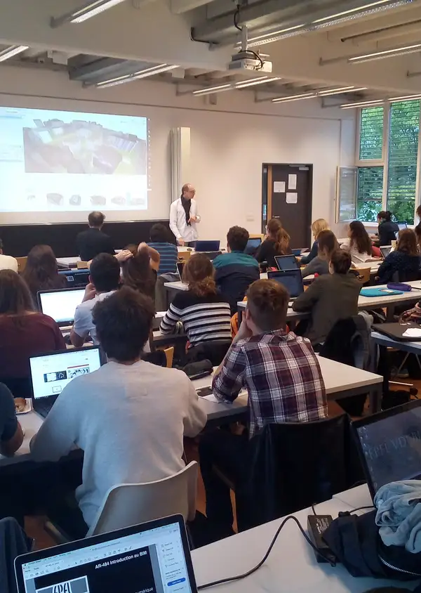 Losinger Marazzi gibt seine BIM-Erfahrungen an Studierende weiter