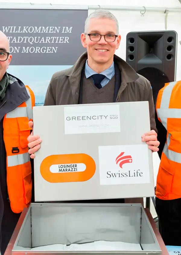 Baustart der 204 Mietwohnungen in Greencity !