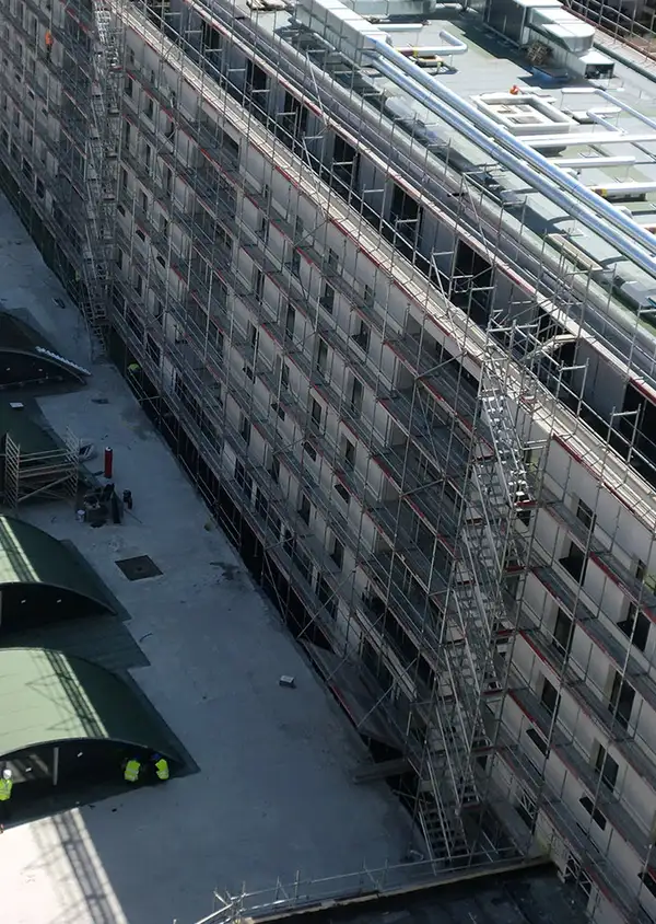 Aufrichtefeier auf der Baustelle von „M Central“